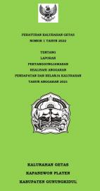 PERKAL NOMOR 1 TAHUN 2022 TENTANG LPJ 2021